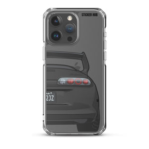 Black Toyota Supra - iPhone Case