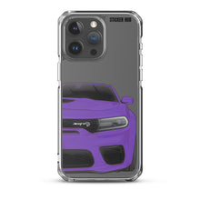 Load image into Gallery viewer, Purple Charger Hellcat (Widebody) - iPhone Case