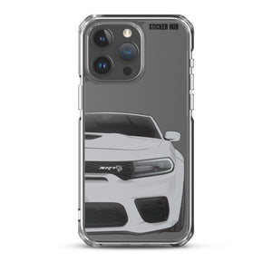 Silver Charger Hellcat (Widebody) - iPhone Case