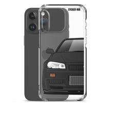 Load image into Gallery viewer, Black R34 Nissan GTR - iPhone Case