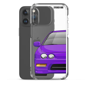 Purple Acura Integra - iPhone Case