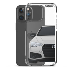 Silver B9 Audi S4 "Facelift" - iPhone Case