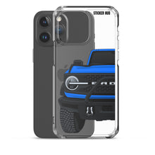 Load image into Gallery viewer, Blue Ford Bronco &quot;First Edition&quot; - iPhone Case