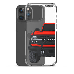 Red Ford Bronco "First Edition" - iPhone Case