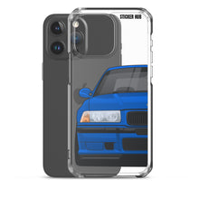 Load image into Gallery viewer, Blue BMW E36 - iPhone Case