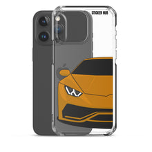 Load image into Gallery viewer, Orange Lamborghini Huracan - iPhone Case