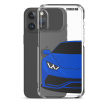 Load image into Gallery viewer, Dark Blue Lamborghini Huracan - iPhone Case