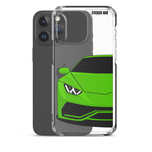 Green Lamborghini Huracan - iPhone Case