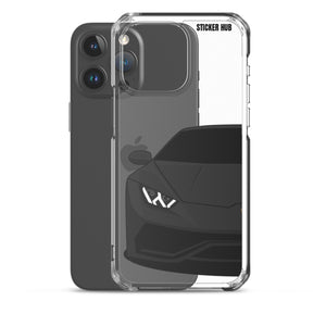 Black Lamborghini Huracan - iPhone Case