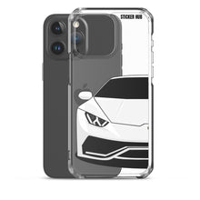 Load image into Gallery viewer, White Lamborghini Huracan - iPhone Case