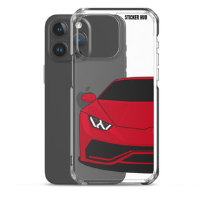 Red Lamborghini Huracan - iPhone Case