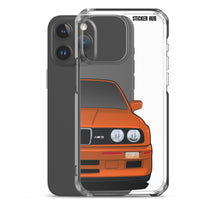 Load image into Gallery viewer, Orange BMW E30 - iPhone Case