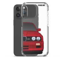 Load image into Gallery viewer, Dark Red BMW E30 - iPhone Case