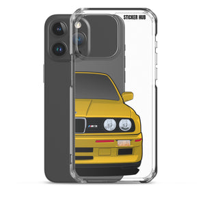 Yellow BMW E30 - iPhone Case