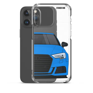 Turbo Blue B9 Audi S3 - iPhone Case