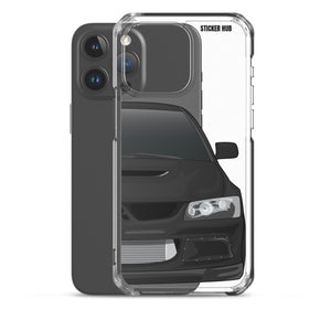 Black Mitsubishi Evo - iPhone Case