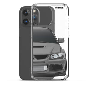 Gray Mitsubishi Evo - iPhone Case