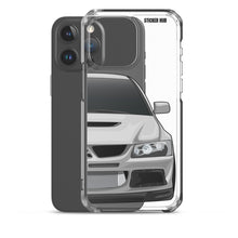 Load image into Gallery viewer, Silver Mitsubishi Evo - iPhone Case