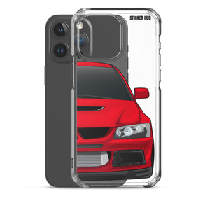 Red Mitsubishi Evo - iPhone Case