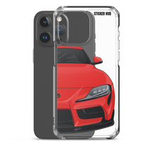 Load image into Gallery viewer, Renaissance Red MKV Toyota Supra - iPhone Case