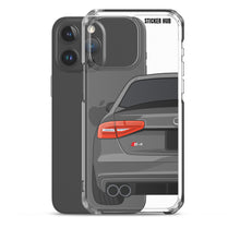 Load image into Gallery viewer, Monsoon Gray B8.5 Audi S4 - iPhone Case