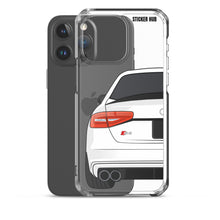 Load image into Gallery viewer, White B8.5 Audi S4 - iPhone Case