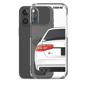 White B8.5 Audi S4 - iPhone Case