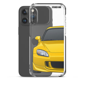 Yellow Honda S2000 - iPhone Case