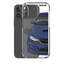 Load image into Gallery viewer, Plasma Blue 09-14 Subaru WRX STI - iPhone Case