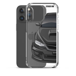 Black 09-14 Subaru WRX STI - iPhone Case