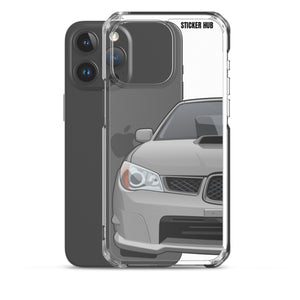 Crystal Grey 06-07 Subaru WRX STI - iPhone Case