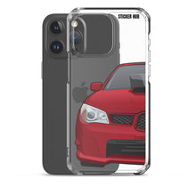 Load image into Gallery viewer, Garnet Red 06-07 Subaru WRX STI- iPhone Case