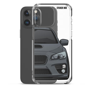 Gray 15-17 Subaru WRX STI - iPhone Case