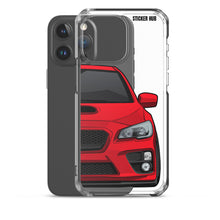 Load image into Gallery viewer, Lightning Red 15-17 Subaru WRX STI - iPhone Case