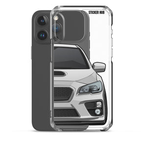 Silver 15-17 Subaru WRX STI - iPhone Case