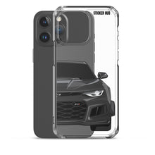 Load image into Gallery viewer, Black 6th Gen Camaro ZL1 1LE - iPhone Case