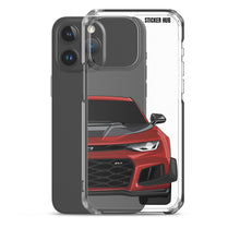 Load image into Gallery viewer, Garnet Red 6th Gen Camaro ZL1 1LE - iPhone Case