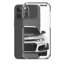 Load image into Gallery viewer, Silver 6th Gen Camaro ZL1 1LE - iPhone Case