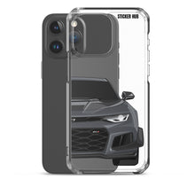 Load image into Gallery viewer, Gray 6th Gen Camaro ZL1 1LE - iPhone Case