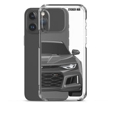 Load image into Gallery viewer, Gray 6th Gen Camaro ZL1 - iPhone Case