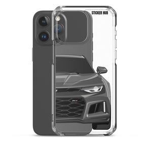 Gray 6th Gen Camaro ZL1 - iPhone Case