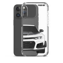 Load image into Gallery viewer, White 6th Gen Camaro ZL1 1LE - iPhone Case