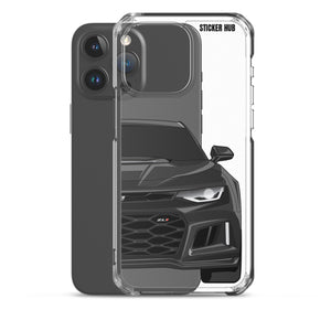 Black 6th Gen Camaro ZL1 - iPhone Case