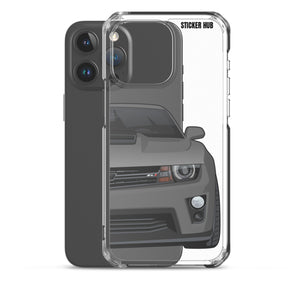 Ashen Grey 5th Gen Camaro ZL1 - iPhone Case