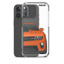 Load image into Gallery viewer, Inferno Orange 5th Gen Camaro ZL1 - iPhone Case