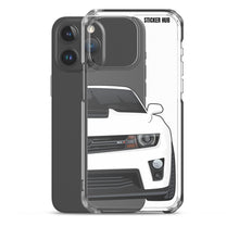 Load image into Gallery viewer, White 5th Gen Camaro ZL1 - iPhone Case