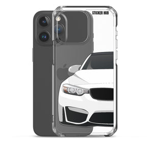 White BMW F80 - iPhone Case