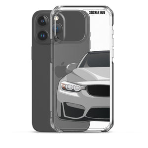 Silver BMW F80 - iPhone Case