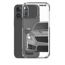 Load image into Gallery viewer, Silver Cadillac CTS-V - iPhone Case