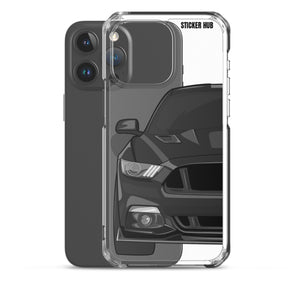 Black 15-17 Mustang 5.0 - iPhone Case